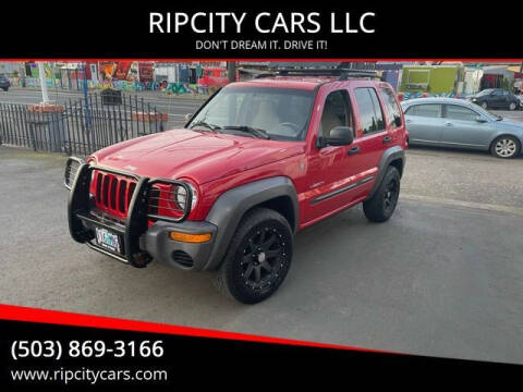 2004 Jeep Liberty for sale at RIPCITY CARS LLC in Portland OR