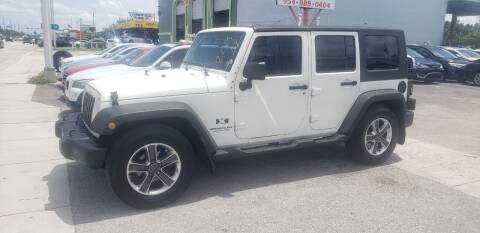 2007 Jeep Wrangler Unlimited for sale at INTERNATIONAL AUTO BROKERS INC in Hollywood FL