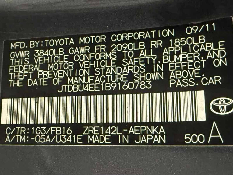 2011 Toyota Corolla LE