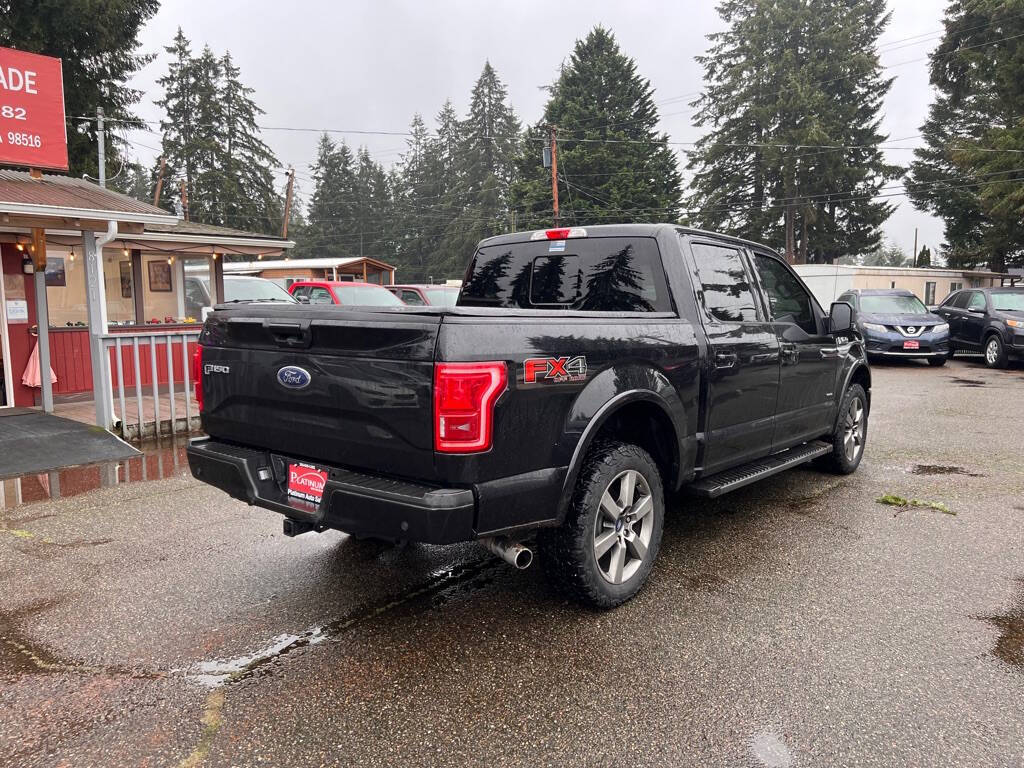 2017 Ford F-150 for sale at PLATINUM AUTO SALES INC in Lacey, WA