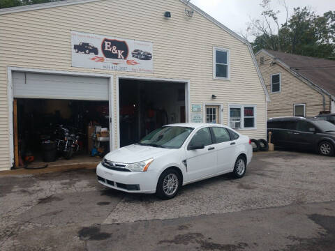 2008 Ford Focus for sale at E & K Automotive in Derry NH