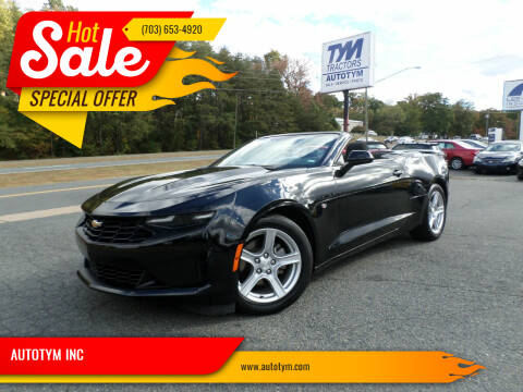 2021 Chevrolet Camaro for sale at AUTOTYM INC. in Fredericksburg VA