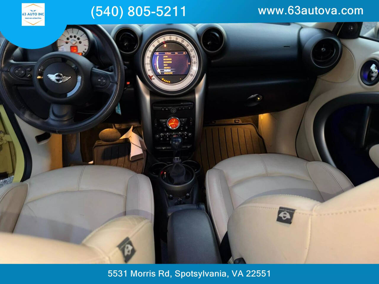 2011 MINI Cooper Countryman for sale at 63 Auto Inc in Spotsylvania, VA