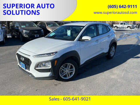 2021 Hyundai Kona for sale at SUPERIOR AUTO SOLUTIONS in Spearfish SD