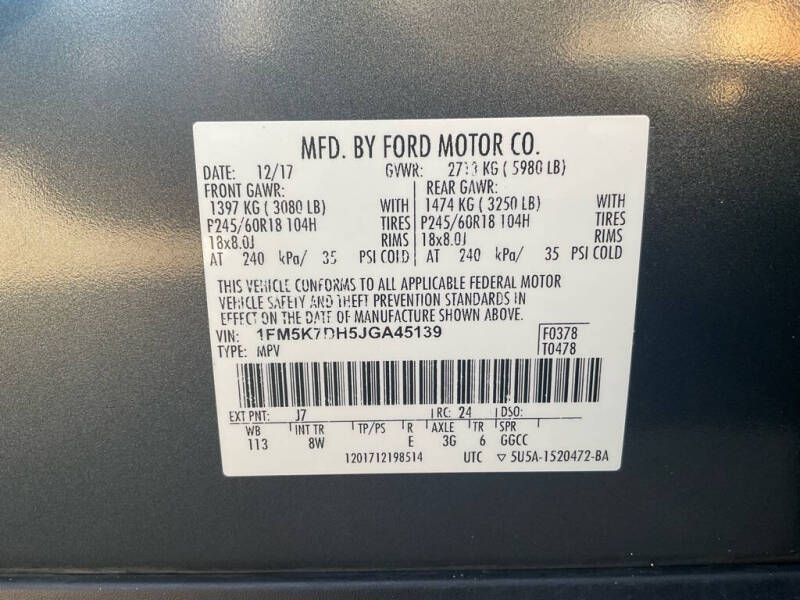 2018 Ford Explorer XLT