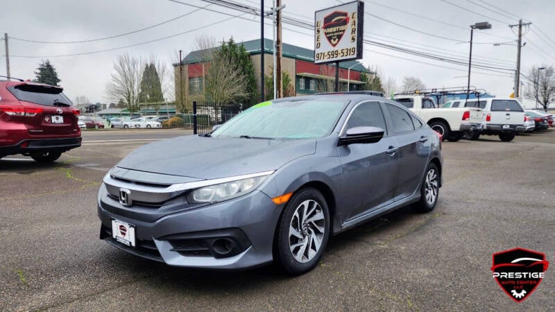 2016 Honda Civic for sale at PRESTIGE AUTO CENTER LLC in Salem OR