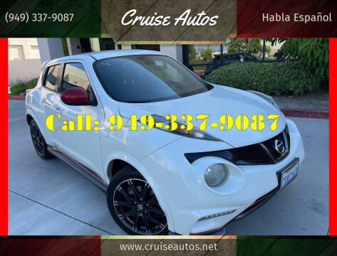 2013 Nissan JUKE for sale at Cruise Autos in Corona CA
