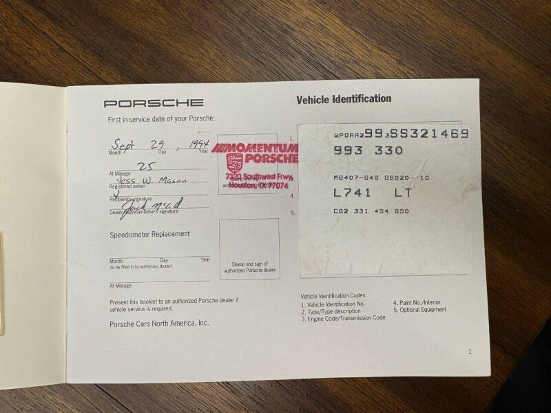 1995 Porsche 911 Carrera