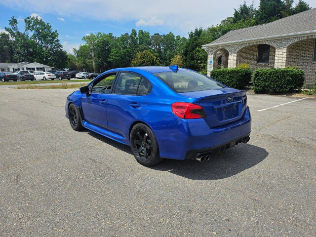 2018 Subaru WRX for sale at MT CAR SALES INC in Goldsboro, NC