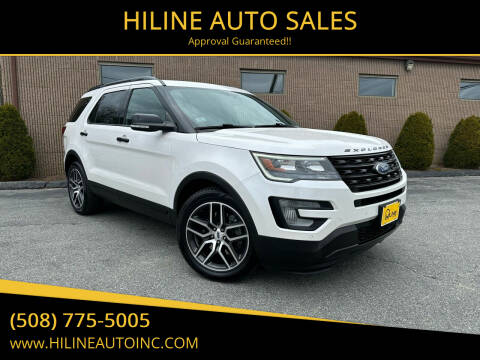 2017 Ford Explorer for sale at HILINE AUTO SALES in Hyannis MA
