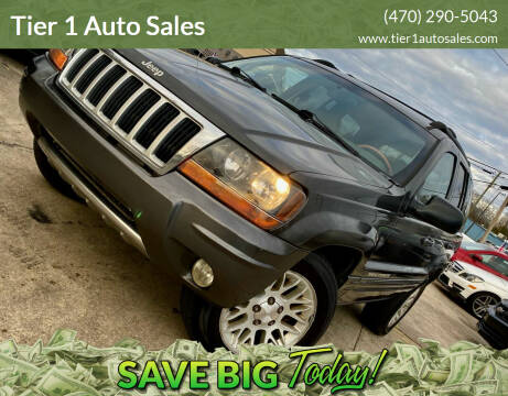 2004 Jeep Grand Cherokee for sale at Tier 1 Auto Sales in Gainesville GA