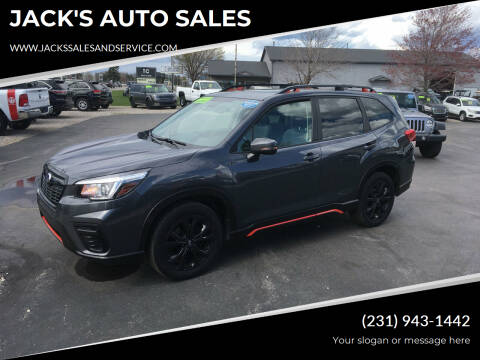 2020 Subaru Forester for sale at JACK'S AUTO SALES in Traverse City MI