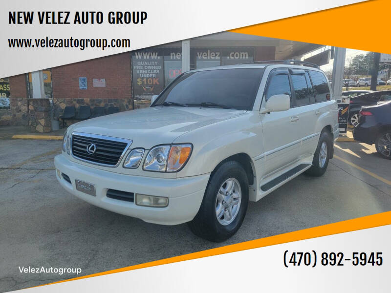 2000 Lexus LX 470 for sale at NEW VELEZ AUTO GROUP in Gainesville GA