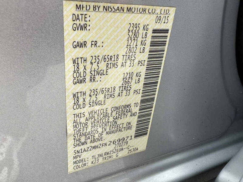 2015 Nissan Murano SL