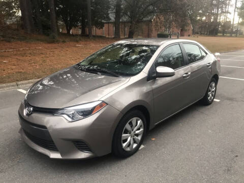 2016 Toyota Corolla for sale at Global Imports of Dalton LLC in Dalton GA