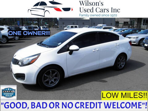 2013 Kia Rio for sale at Wilson's Used Cars Inc in Eugene OR