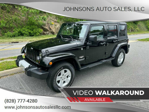 2009 Jeep Wrangler Unlimited for sale at Johnsons Auto Sales, LLC in Marshall NC