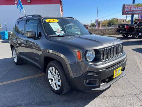 2016 Jeep Renegade for sale at VIVASTREET AUTO SALES LLC - VivaStreet Auto Sales in Socorro TX
