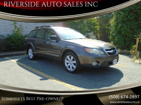 2008 Subaru Outback for sale at RIVERSIDE AUTO SALES INC in Somerset MA