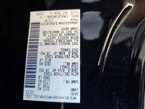 2022 Nissan Titan SV