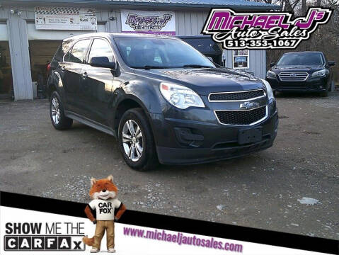 2013 Chevrolet Equinox for sale at MICHAEL J'S AUTO SALES in Cleves OH
