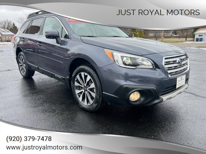 2017 Subaru Outback for sale at Just Royal Motors in Omro WI