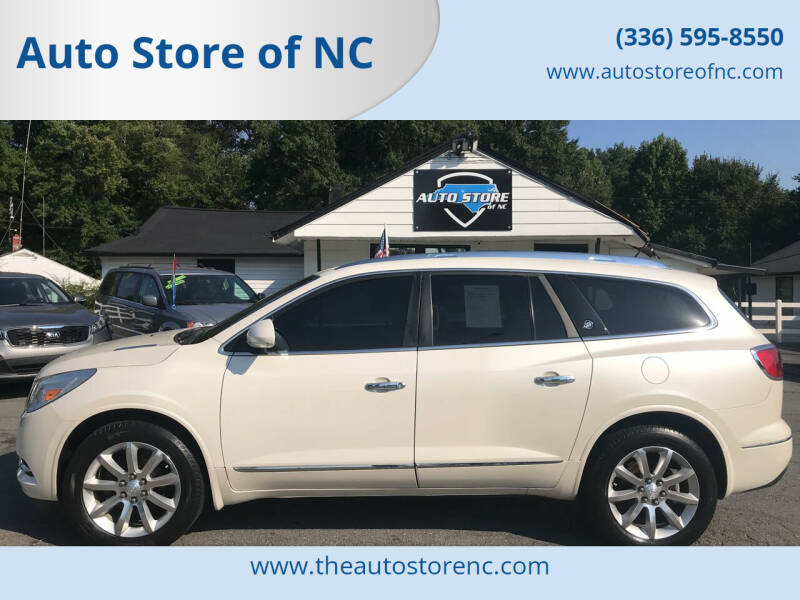 2014 Buick Enclave for sale at Auto Store of NC in Walkertown NC