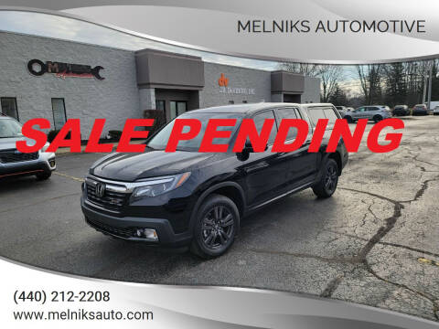 2020 Honda Ridgeline for sale at Melniks Automotive in Berea OH