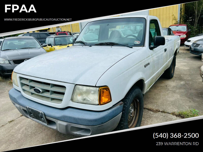 2003 Ford Ranger for sale at FPAA in Fredericksburg VA