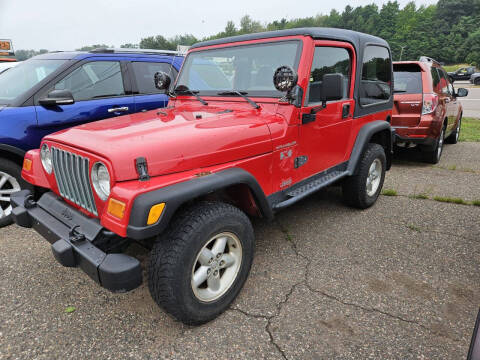 2002 Jeep Wrangler for sale at Pepp Motors - Superior Auto of Negaunee in Negaunee MI