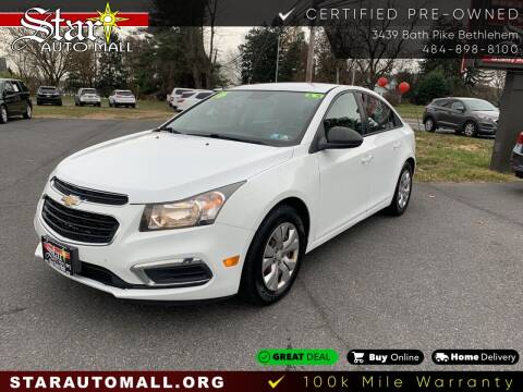 2016 Chevrolet Cruze Limited for sale at STAR AUTO MALL 512 in Bethlehem PA
