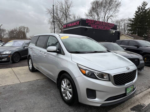 2015 Kia Sedona for sale at Great Lakes Auto House in Midlothian IL