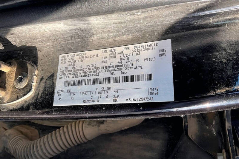 2021 Ford F-150 Lariat