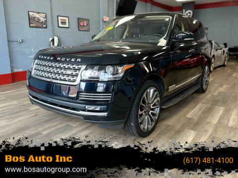 2016 Land Rover Range Rover for sale at Bos Auto Inc in Quincy MA