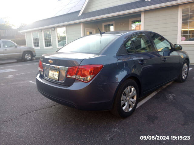 2013 Chevrolet Cruze for sale at Autosnow4sale.Com in El Dorado, CA