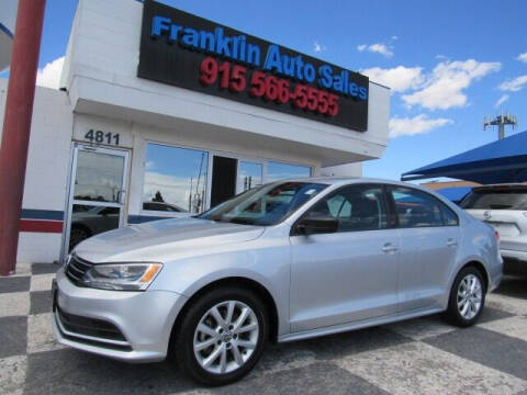 2015 Volkswagen Jetta for sale at Franklin Auto Sales in El Paso TX