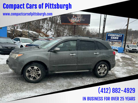 2007 Acura MDX for sale at Compact Cars of Pittsburgh in Pittsburgh PA