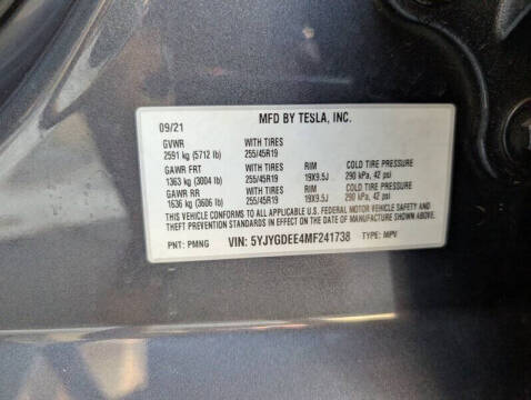 2021 Tesla Model Y Long Range