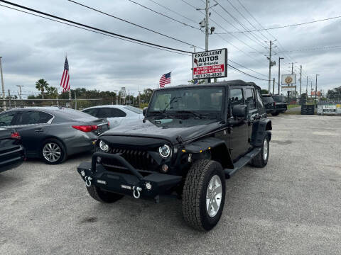 2014 Jeep Wrangler Unlimited for sale at Excellent Autos of Orlando in Orlando FL