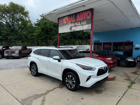 2022 Toyota Highlander for sale at Global Auto Sales and Service in Nashville TN