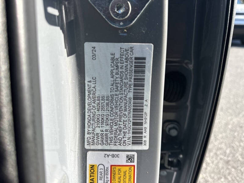 2024 Honda Accord Hybrid Sport