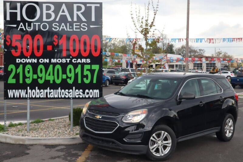 2016 Chevrolet Equinox for sale at Hobart Auto Sales in Hobart IN