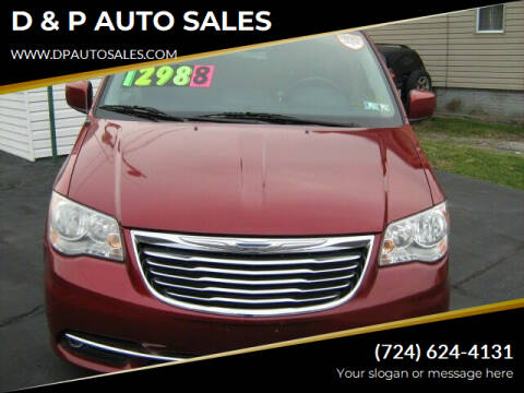 2014 Chrysler Town and Country for sale at D & P AUTO SALES in New Brighton PA