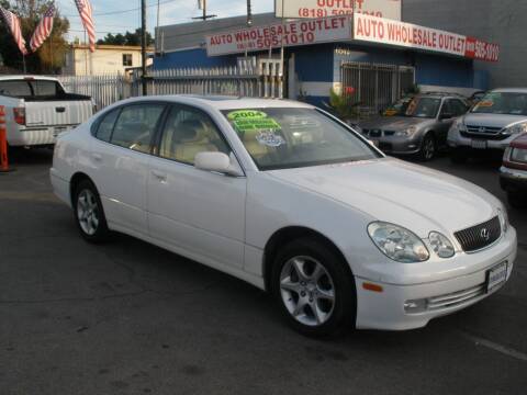 2004 Lexus GS 300 for sale at AUTO WHOLESALE OUTLET in North Hollywood CA
