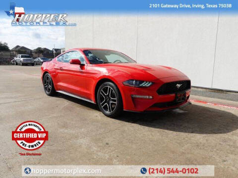 2020 Ford Mustang for sale at HOPPER MOTORPLEX in Irving TX