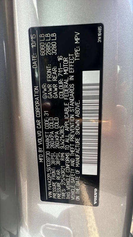 2016 Volvo XC90 T6 Inscription