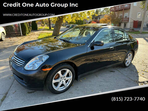 2004 Infiniti G35 for sale at Credit One Auto Group inc in Joliet IL