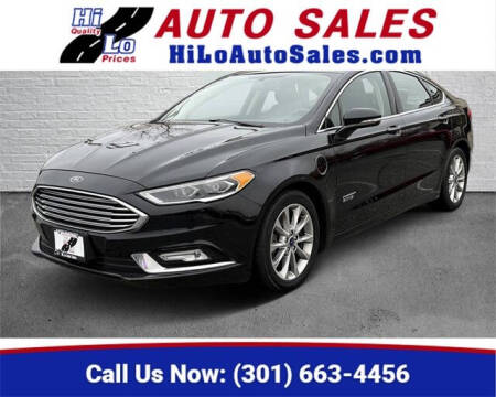 2017 Ford Fusion Energi for sale at Hi-Lo Auto Sales in Frederick MD
