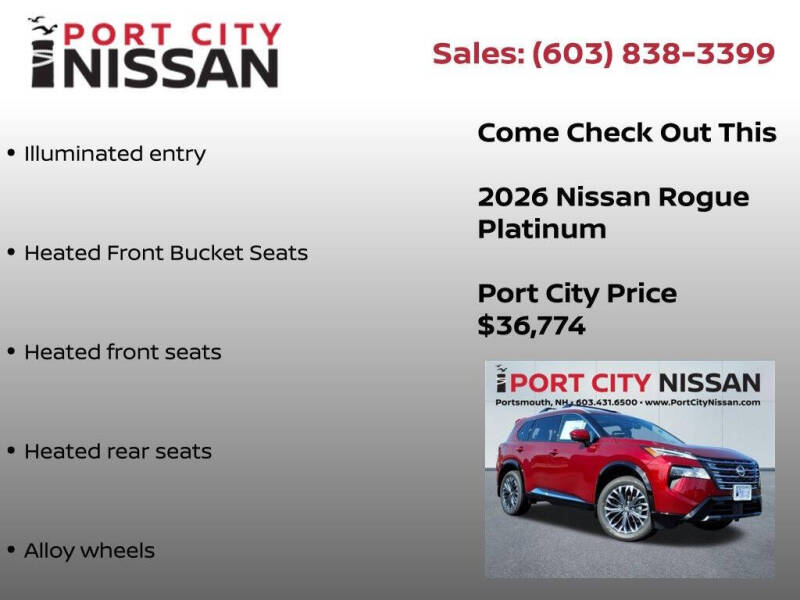 2026 Nissan Rogue Platinum