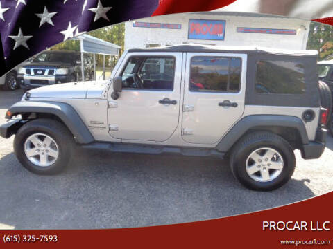 2014 Jeep Wrangler Unlimited for sale at PROCAR LLC in Portland TN